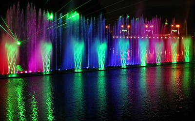 چراغ LED رنگی
